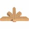 Ekena Millwork Redmond Smooth Timber Gable Bracket, Western Red Cedar, 48"W x 30"H x 5 1/2"D x 5 1/2"F, 15/12 Pitch GBW048X30X0606RED00SWR - alternate 2